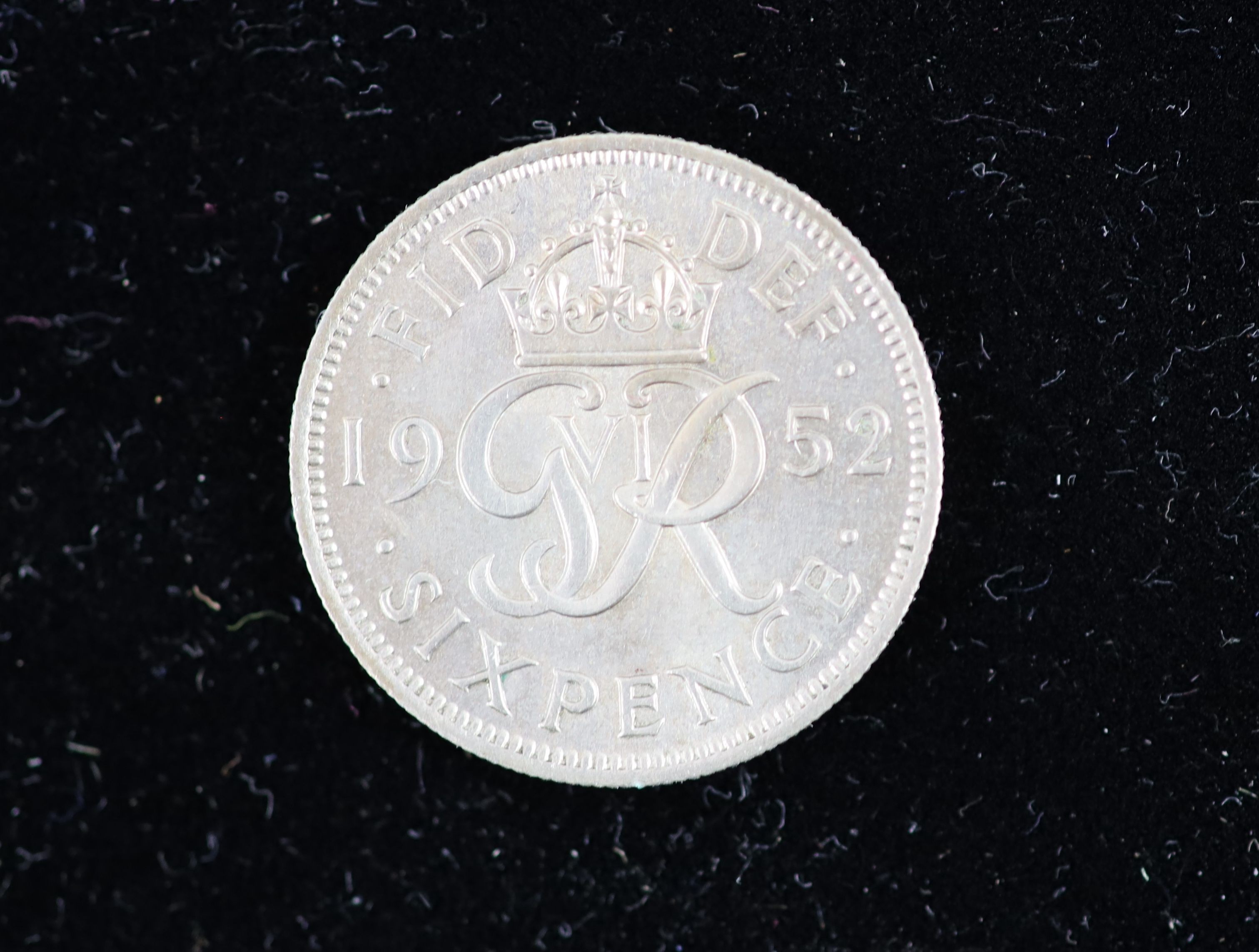 George VI specimen coin set for 1952, second issue, and a Festival of Britain Crown, 1951